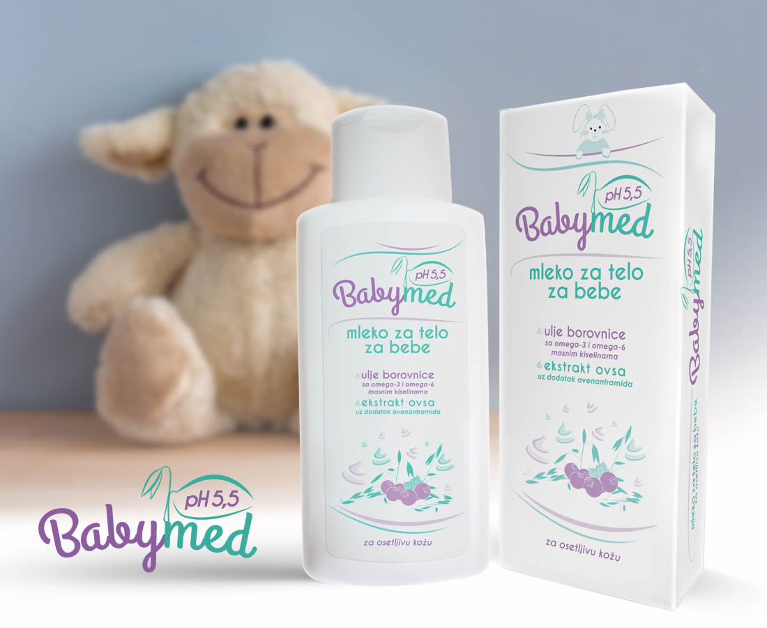 BabyMed, mleko za telo - Za decu sa osetljivom, atopičnom kožom sklonoj ekcemima i atopijskom dermatitisu